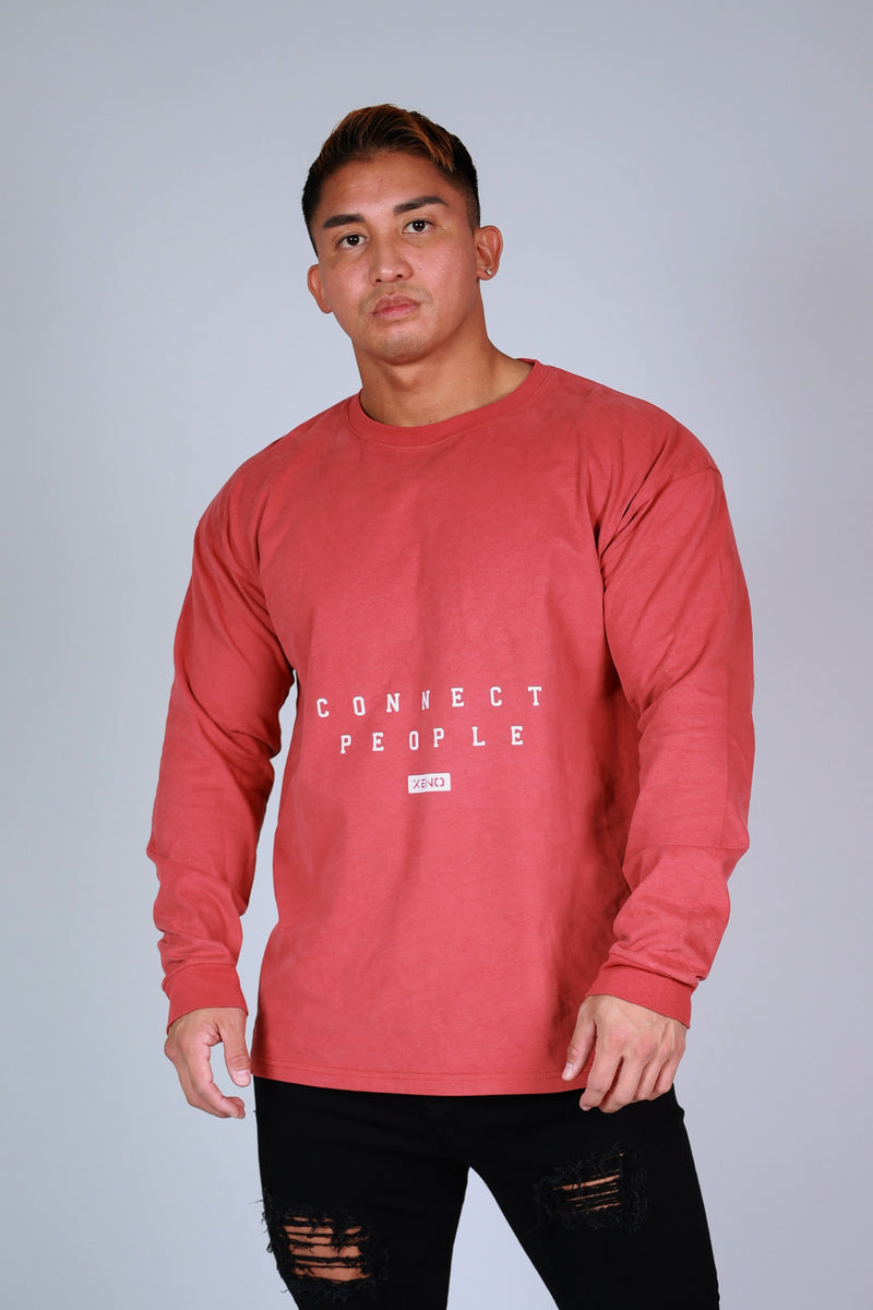 XENO CONNECT LS T-SHIRT Red