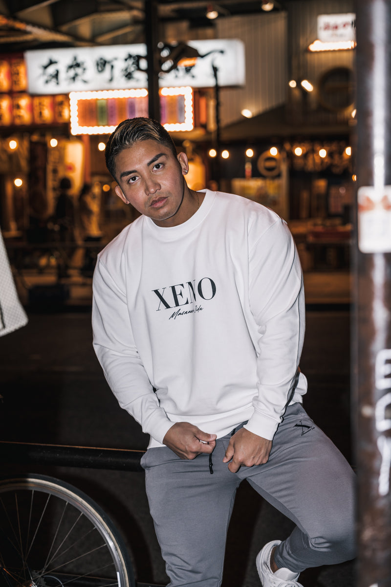 XENO x Masanari Iida Sweat Shirt White