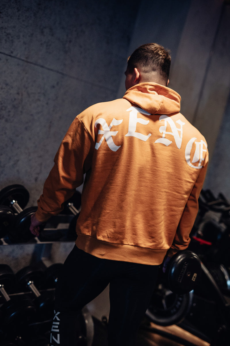 XENO OLD ENGLISH ARCH HOODIE Orange