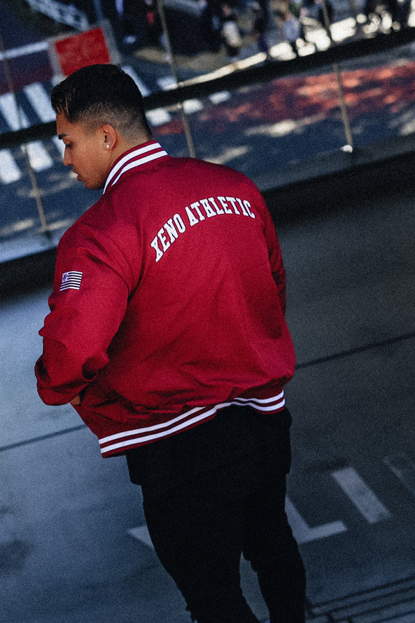 XENO LIGHT WEIGHT STADIUM JACKET Wine