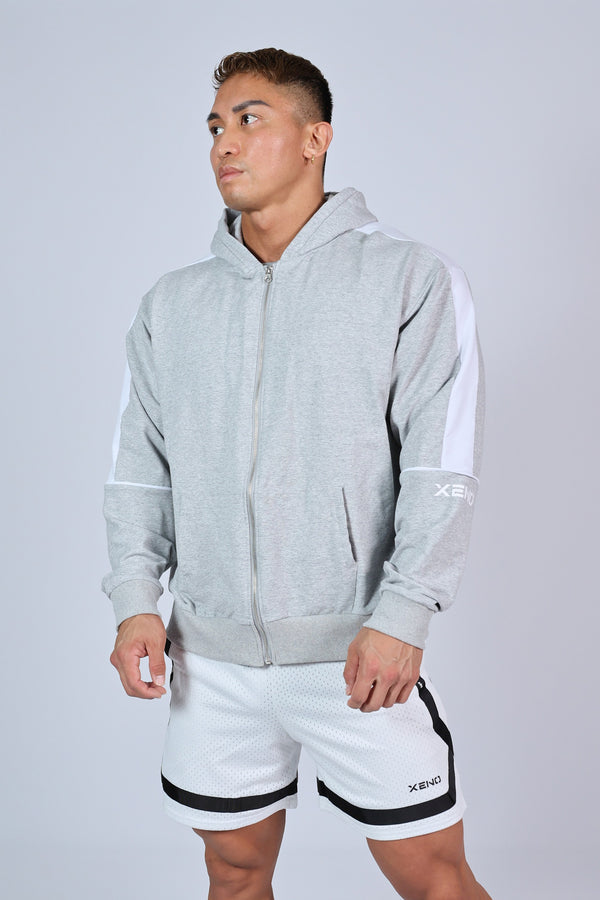 XENO 1 AND ONLY HOODIE HEATHER GRAY