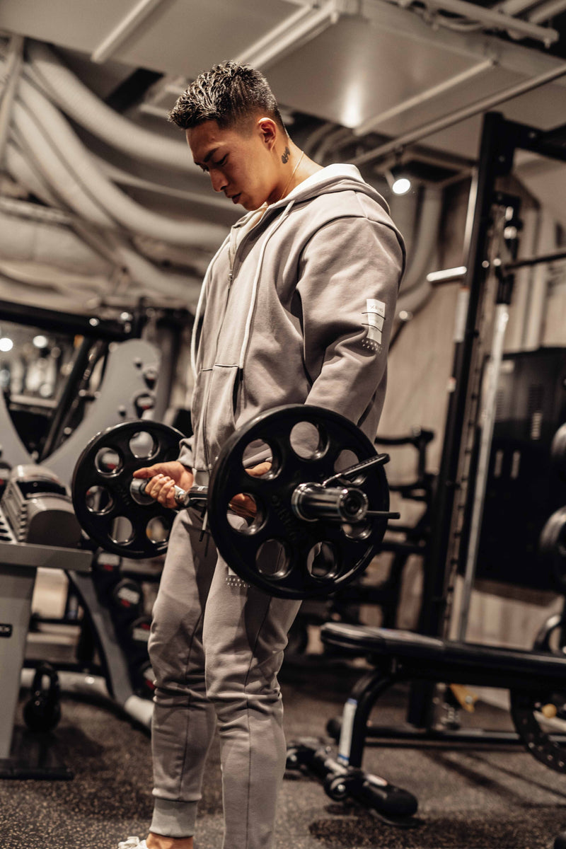 XENO EFFORTLESS ZIPUP HOODIE Gray