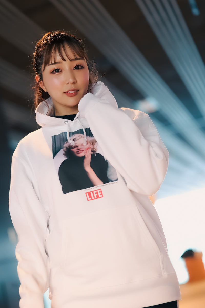XENO x SCREEN STARS  "MARILYN"  HOODIE White