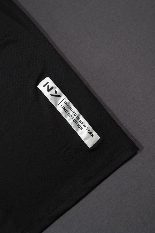 NY Edition NIGHT VIEW MESH LS T-SHIRT Black