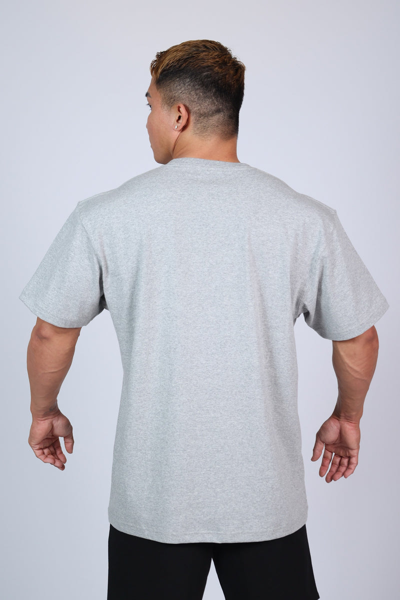 XENO USA EDITION CIRCLE LOGO T-SHIRT Heather Gray