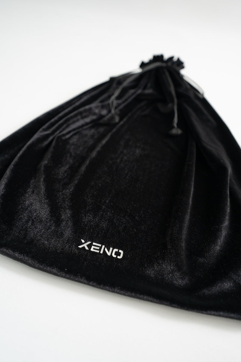 XENO VELOUR GIFT BAG Black