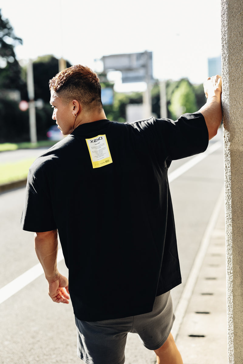 XENO TICKET T-SHIRT BLACK