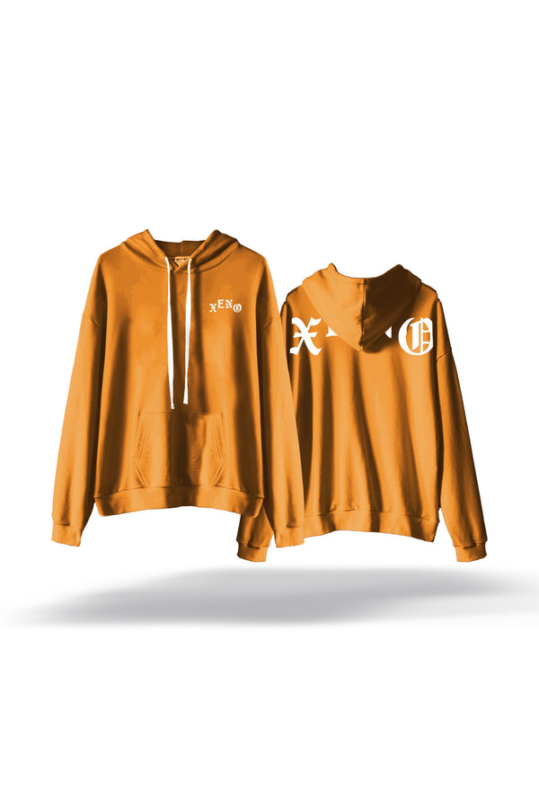 XENO OLD ENGLISH ARCH HOODIE Orange