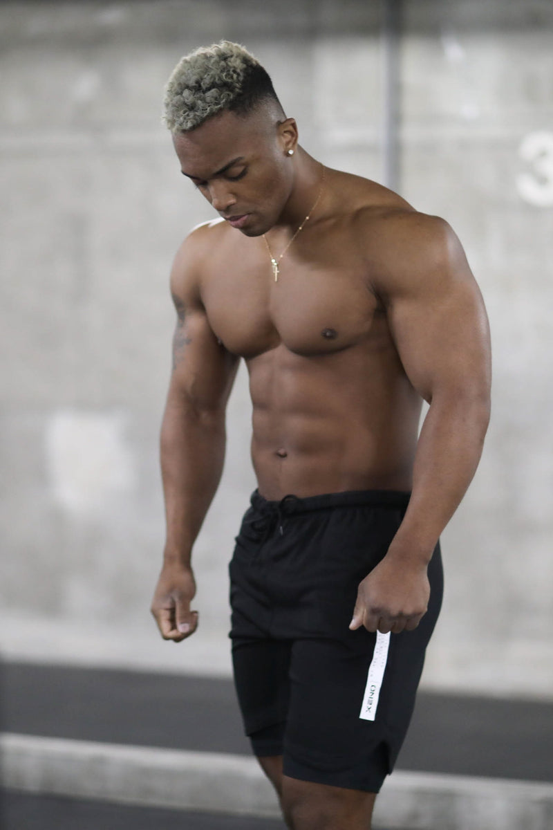 XENO CITY TOUGH LAYERED SHORTS Black