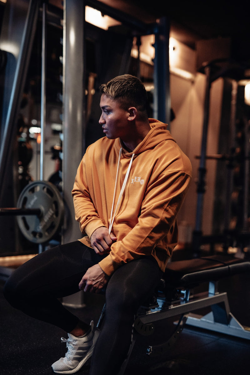 XENO OLD ENGLISH ARCH HOODIE Orange