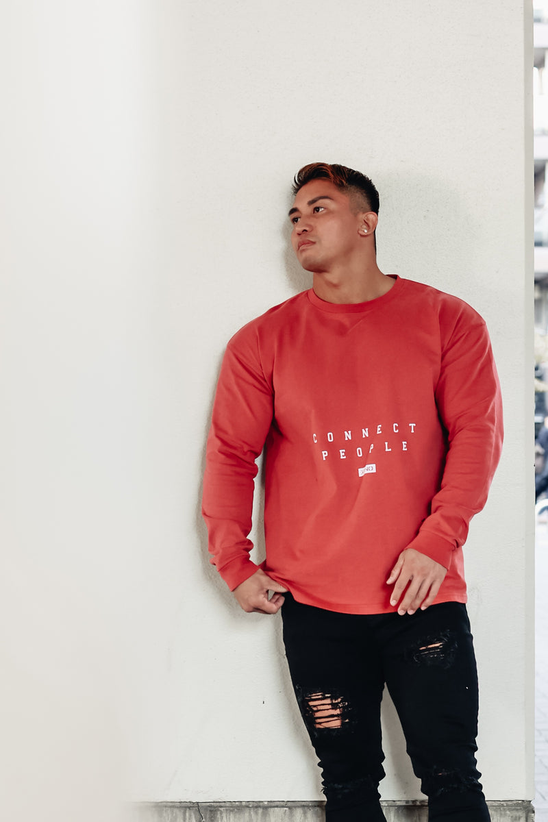 XENO CONNECT LS T-SHIRT Red