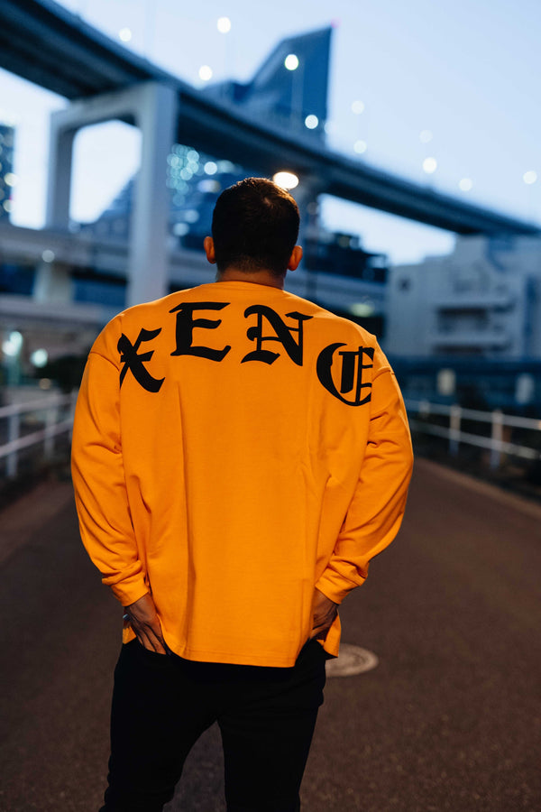 XENO OLD ENGLISH ARCH LS T-SHIRT Orange