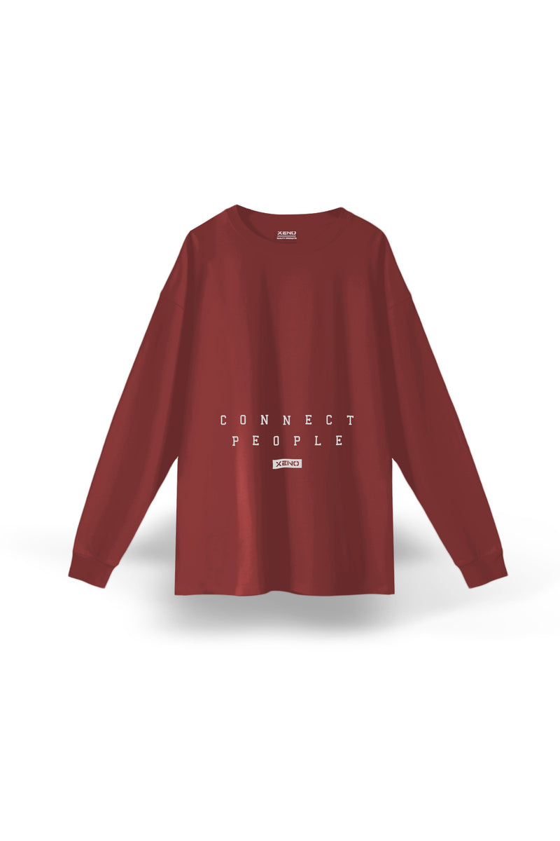 XENO CONNECT LS T-SHIRT Red