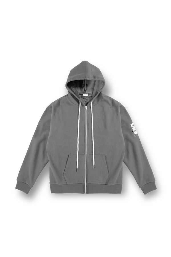 XENO EFFORTLESS ZIPUP HOODIE Gray