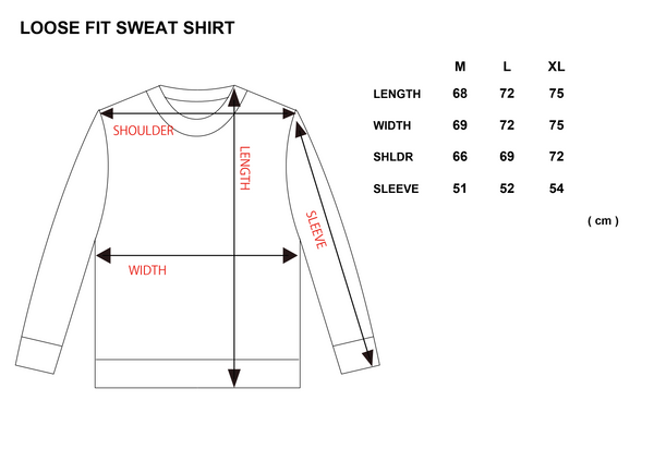XENO PAINT DRIP SWEAT SHIRT Dusty Pink