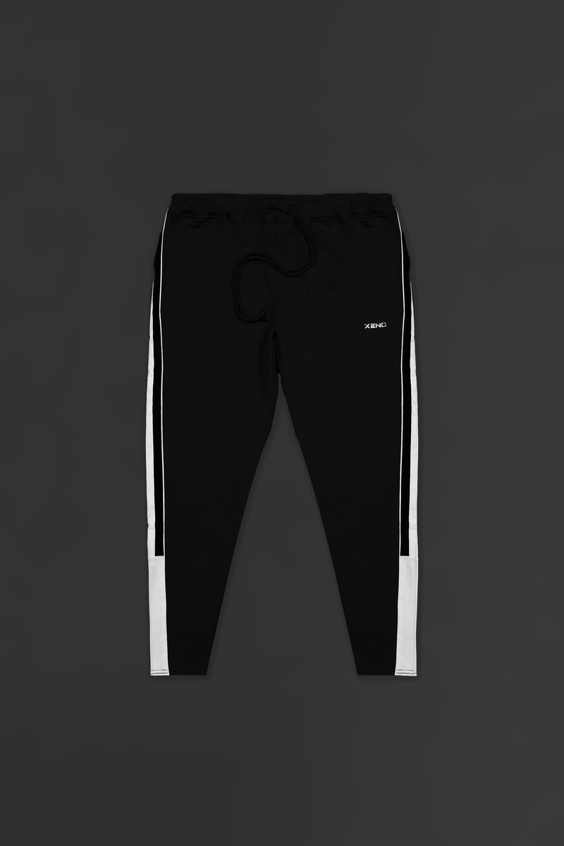 XENO QUARTER LINE PANTS Black White