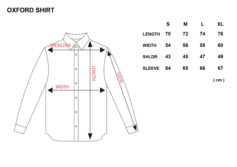XENO COTTON OXFORD SHIRT Light Gray