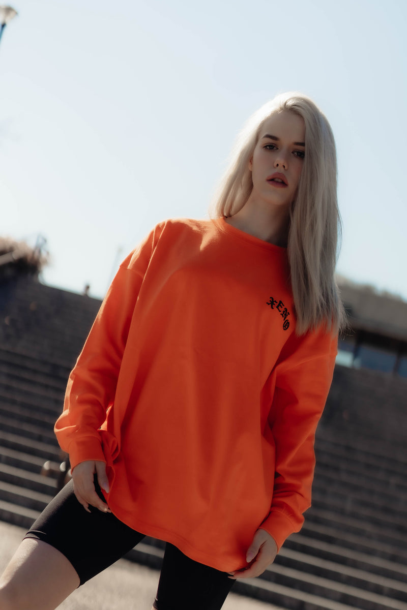 XENO OLD ENGLISH ARCH LS T-SHIRT Orange