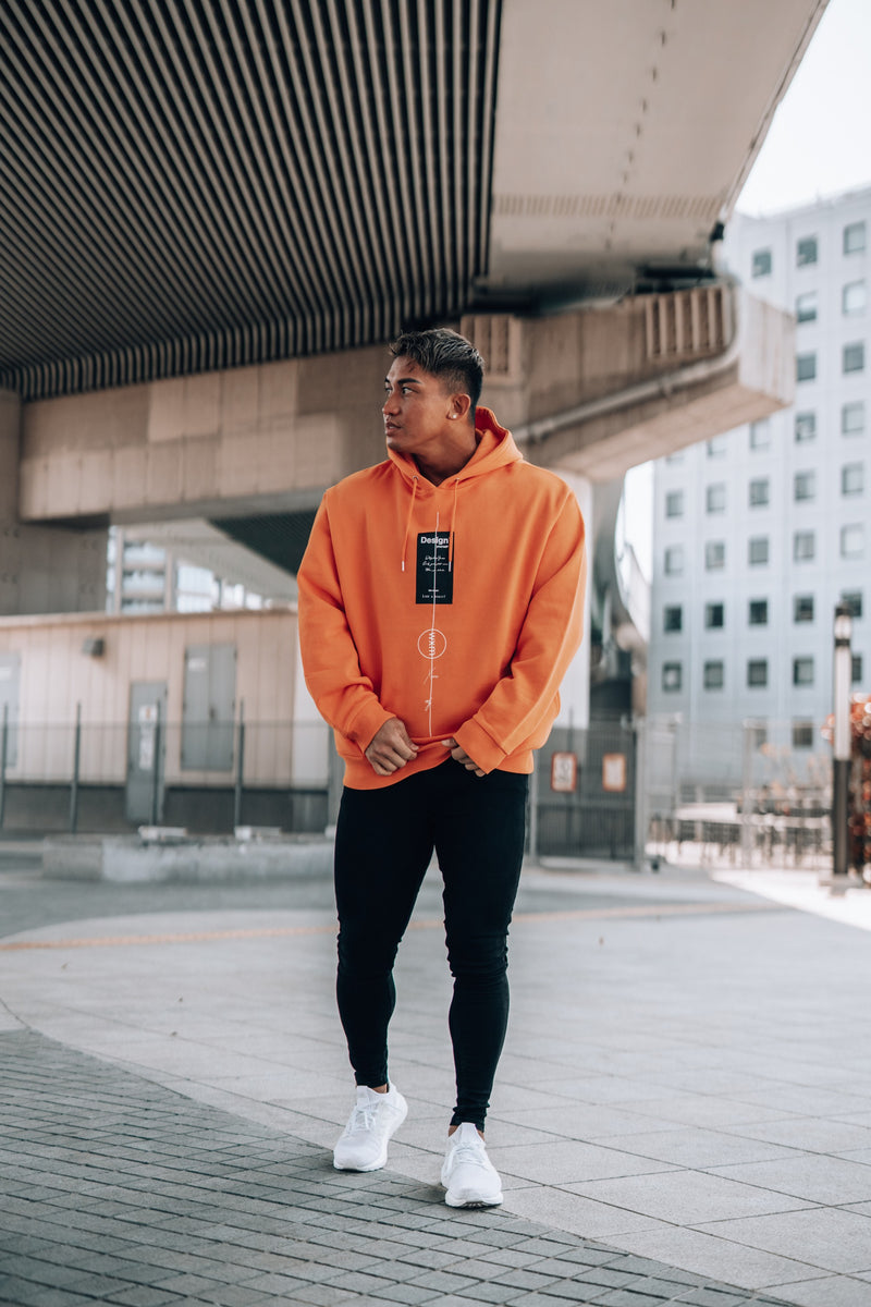 XENO METRON EDITION HOODIE  “Design Yourself” Orange