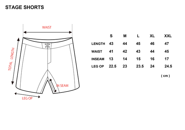 XENO STAGE SHORTS BLACK YELLOW