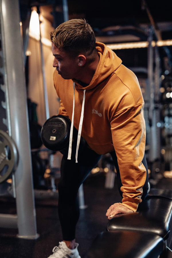 XENO OLD ENGLISH ARCH HOODIE Orange
