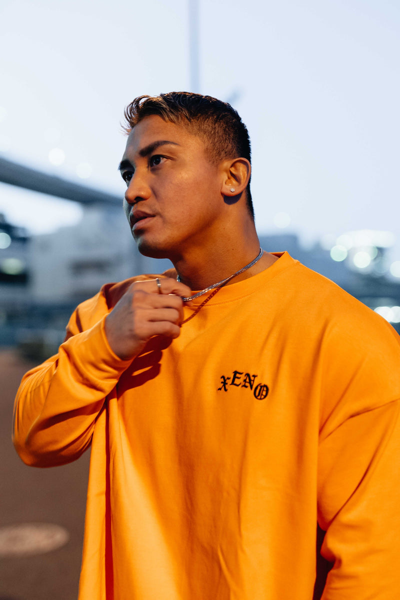 XENO OLD ENGLISH ARCH LS T-SHIRT Orange