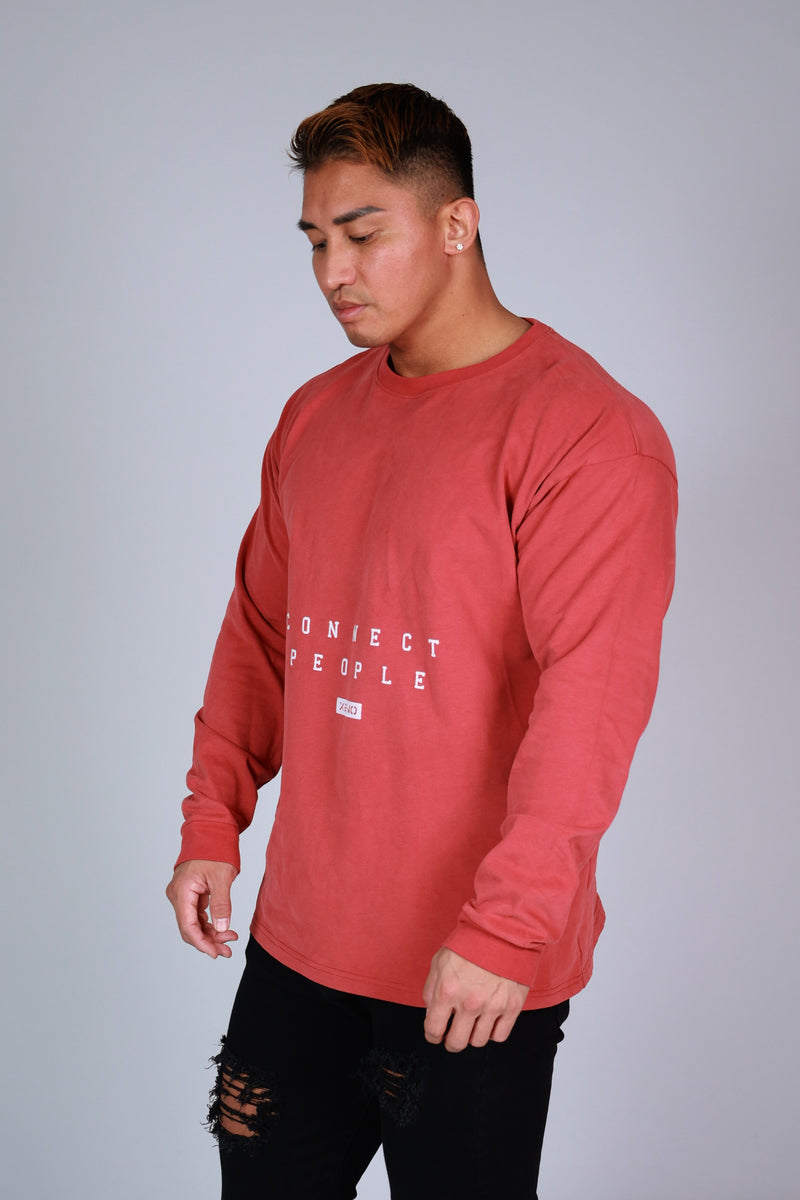 XENO CONNECT LS T-SHIRT Red