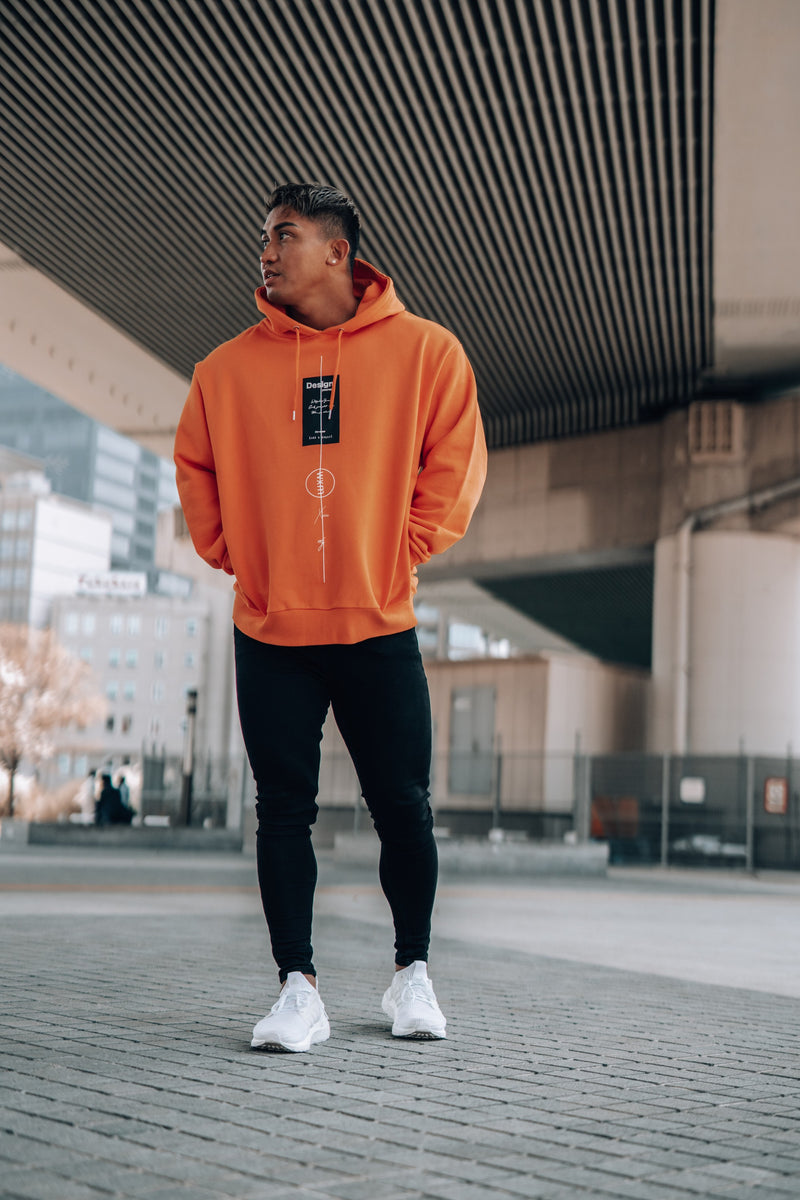 XENO METRON EDITION HOODIE “Design Yourself” Orange