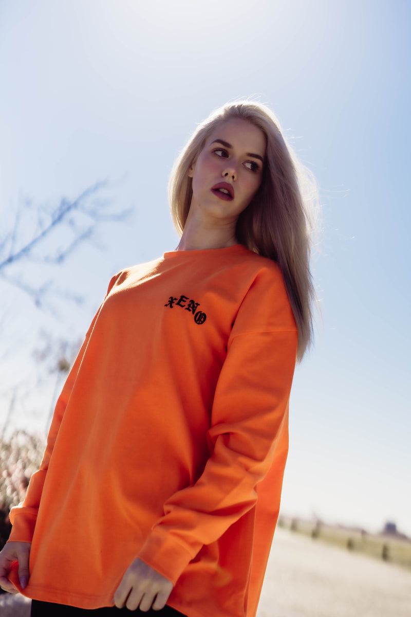 XENO OLD ENGLISH ARCH LS T-SHIRT Orange